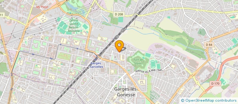 localisation de l'entreprise MONSIEUR JEAN JEAN  GARGES-LES-GONESSE