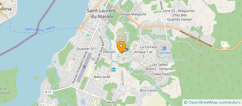 localisation de l'entreprise MONSIEUR JEAN JEAN JACQUES  SAINT-LAURENT-DU-MARONI