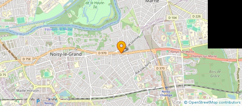 localisation de l'entreprise MONSIEUR JEAN JEAN-LOUIS  NOISY-LE-GRAND