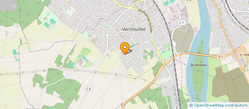 localisation de l'entreprise MONSIEUR JEAN JEAN LOUIS à VERNOUILLET