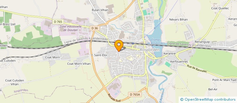 localisation de l'entreprise MONSIEUR JEAN JEANNES  ROSPORDEN