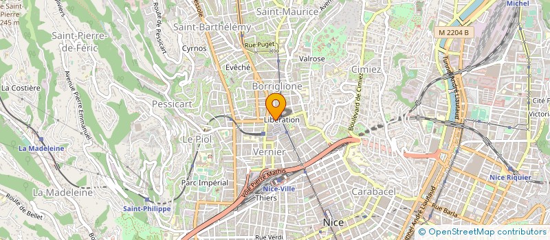 localisation de l'entreprise MONSIEUR JEAN JEANNIN à NICE