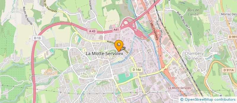 localisation de l'entreprise MONSIEUR JEAN JEANTON  LA MOTTE-SERVOLEX