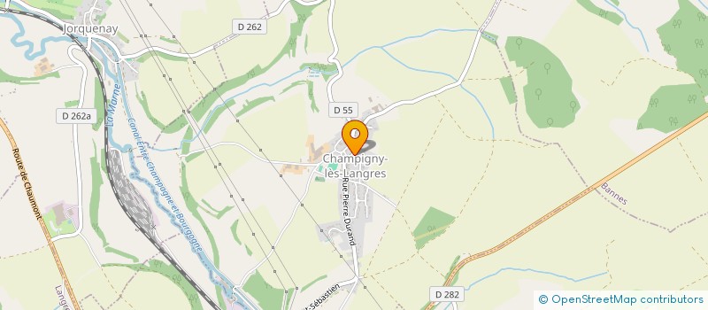 localisation de l'entreprise MONSIEUR JEAN JEAUGEY à CHAMPIGNY-LES-LANGRES