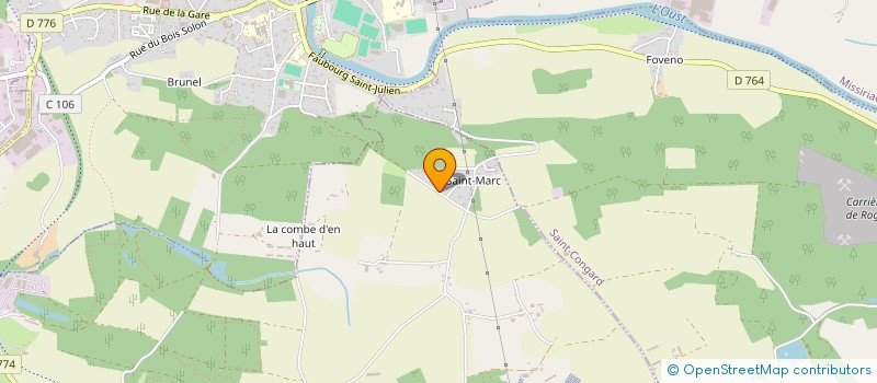 localisation de l'entreprise MONSIEUR JEAN JEGO  SAINT-CONGARD