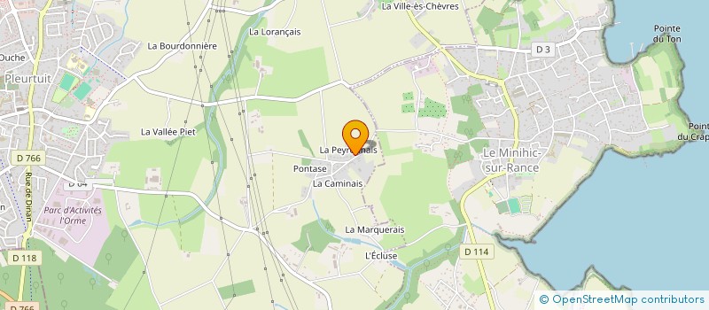 localisation de l'entreprise MONSIEUR JEAN JEGU  PLEURTUIT