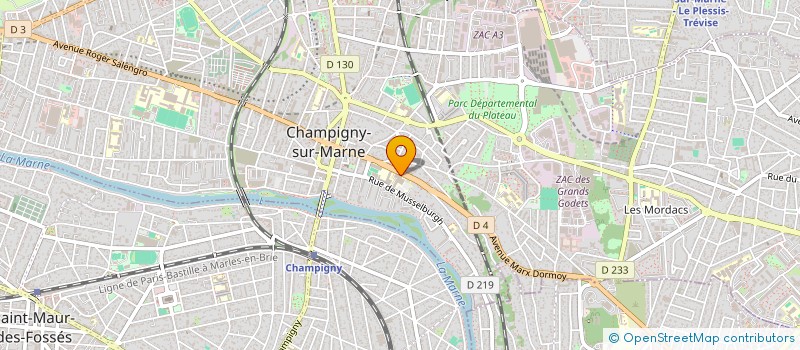 localisation de l'entreprise MONSIEUR JEAN-JEROME RANNOU  CHAMPIGNY-SUR-MARNE