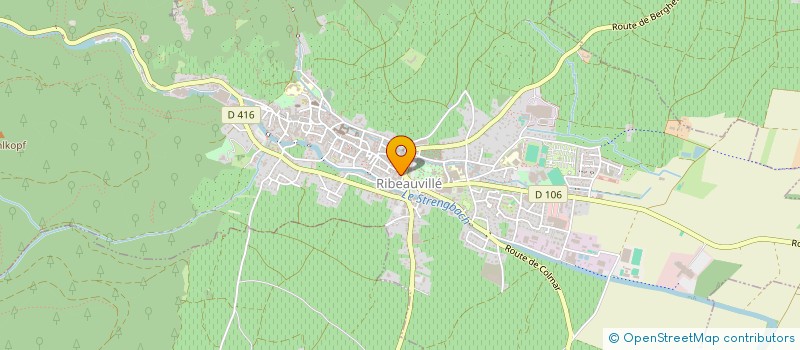 localisation de l'entreprise MONSIEUR JEAN JESSEL  RIBEAUVILLE