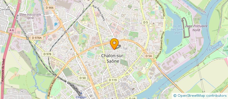 localisation de l'entreprise MONSIEUR JEAN JEUNEHOMME à CHALON-SUR-SAONE