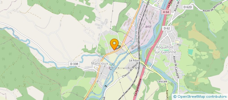 localisation de l'entreprise MONSIEUR JEAN JEZAT  MANCIOUX