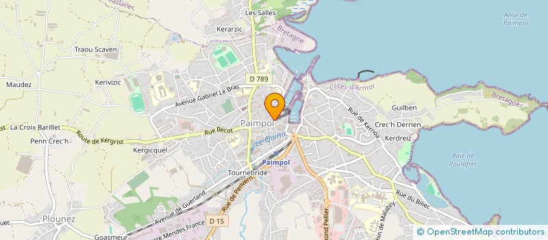 localisation de l'entreprise MONSIEUR JEAN JEZEQUEL  PAIMPOL