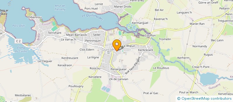 localisation de l'entreprise MONSIEUR JEAN JEZEQUEL à GUISSENY