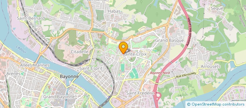 localisation de l'entreprise MONSIEUR JEAN JIMENEZ  BAYONNE