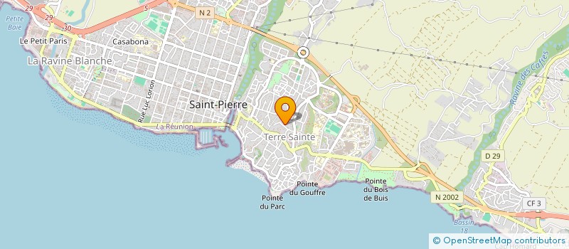localisation de l'entreprise MONSIEUR JEAN JIRAHOUA à SAINT-PIERRE