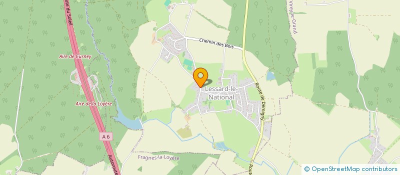 localisation de l'entreprise MONSIEUR JEAN JOBERT  LESSARD-LE-NATIONAL