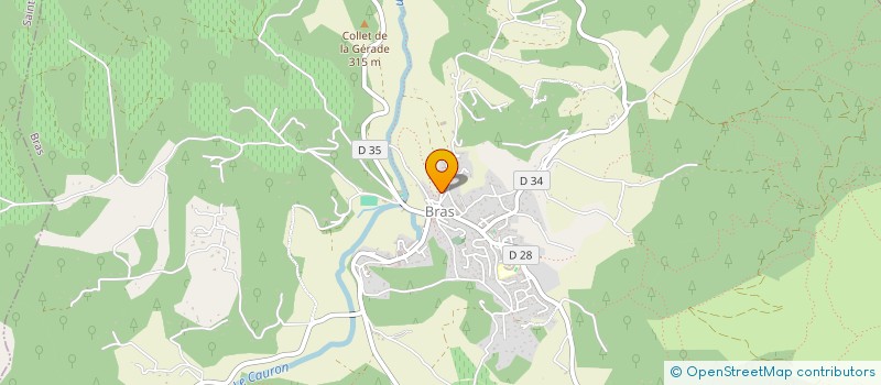 localisation de l'entreprise MONSIEUR JEAN JOBERT  BRIGNOLES