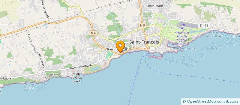 localisation de l'entreprise MONSIEUR JEAN JOCKSAN à SAINT-FRANCOIS
