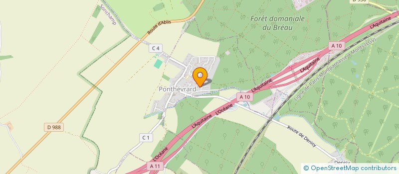 localisation de l'entreprise MONSIEUR JEAN JODAR à PONTHEVRARD