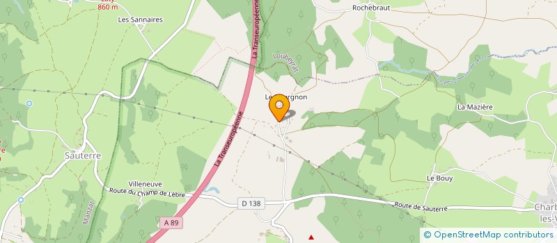 localisation de l'entreprise MONSIEUR JEAN JODAS  CHARBONNIERES-LES-VARENNES