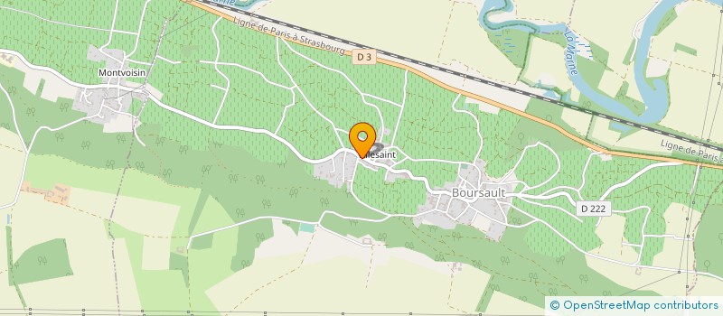 localisation de l'entreprise MONSIEUR JEAN JOLIET  BOURSAULT