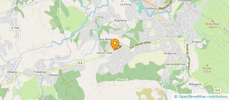 localisation de l'entreprise MONSIEUR JEAN JOLIMON DE HARANEDER à ASCAIN
