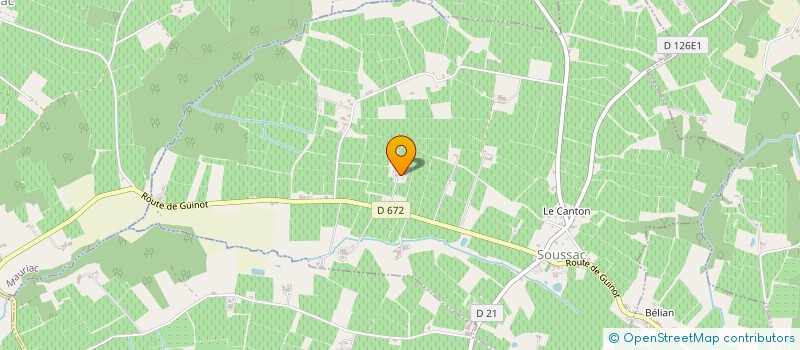 localisation de l'entreprise MONSIEUR JEAN JOLIVET  SOUSSAC