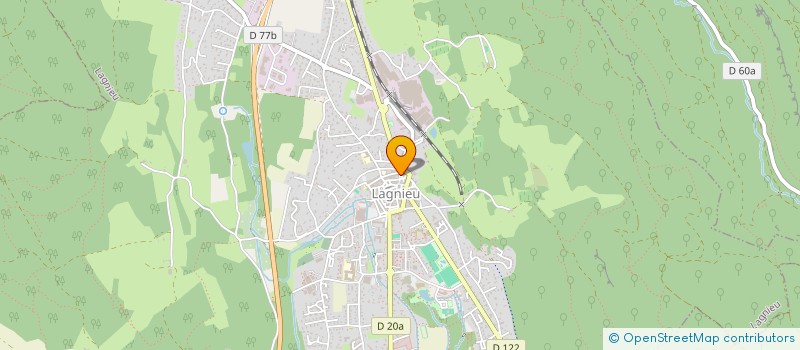 localisation de l'entreprise MONSIEUR JEAN JOLIVET  LAGNIEU