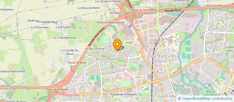 localisation de l'entreprise MONSIEUR JEAN JOLIVET  RENNES