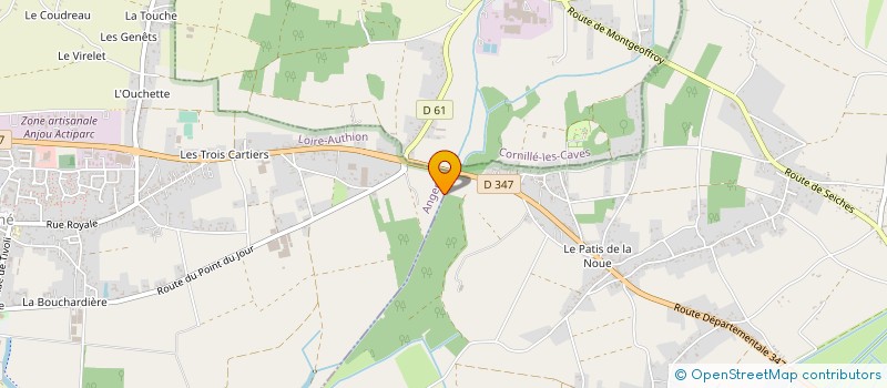 localisation de l'entreprise MONSIEUR JEAN JOLLY  LOIRE-AUTHION