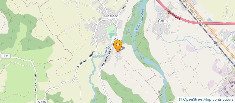 localisation de l'entreprise MONSIEUR JEAN JOLLY  ARGAGNON