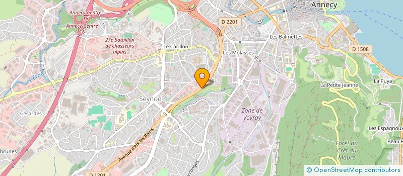 localisation de l'entreprise MONSIEUR JEAN JOLY à ANNECY