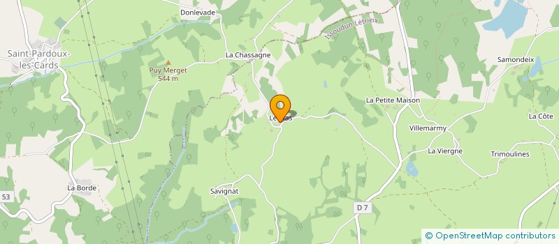 localisation de l'entreprise MONSIEUR JEAN JOLY à ISSOUDUN-LETRIEIX