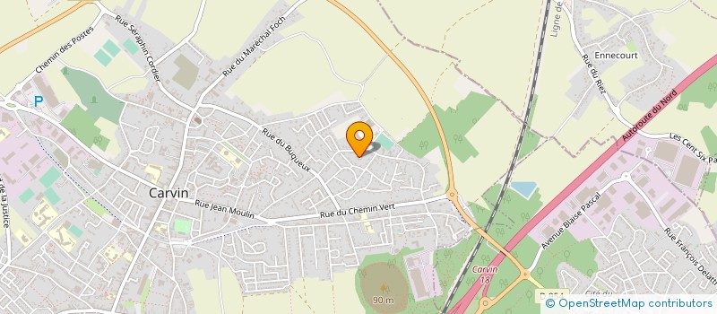 localisation de l'entreprise MONSIEUR JEAN JOLY  CARVIN