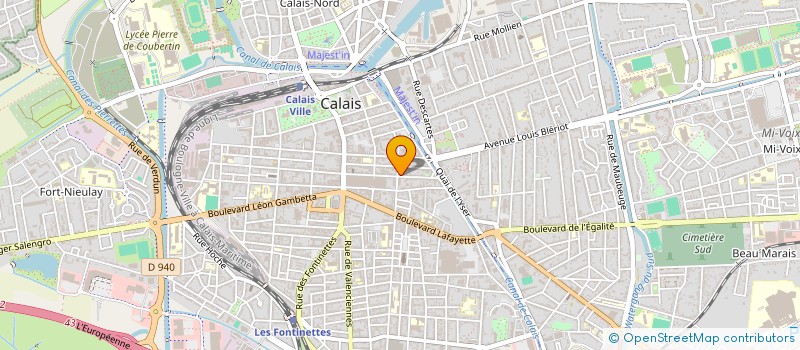 localisation de l'entreprise MONSIEUR JEAN JOLY  CALAIS