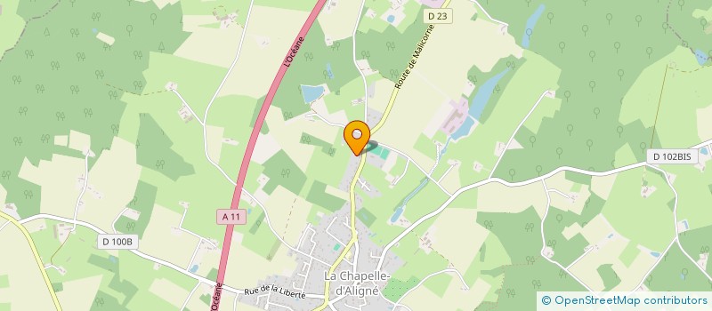 localisation de l'entreprise MONSIEUR JEAN JOLY  PARCE-SUR-SARTHE