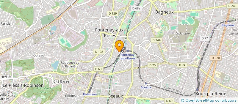 localisation de l'entreprise MONSIEUR JEAN-JONAS FERVIL à FONTENAY-AUX-ROSES