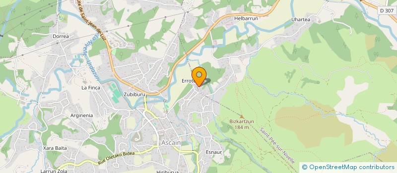 localisation de l'entreprise MONSIEUR JEAN JORAJURIA  SAINT-PEE-SUR-NIVELLE