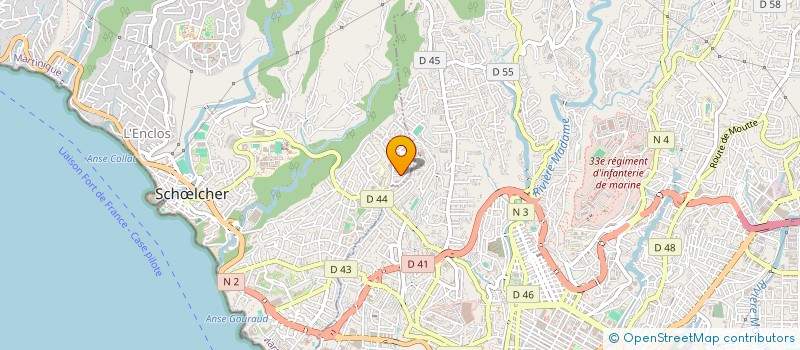 localisation de l'entreprise MONSIEUR JEAN-JOSE ALPHA  SCHOELCHER