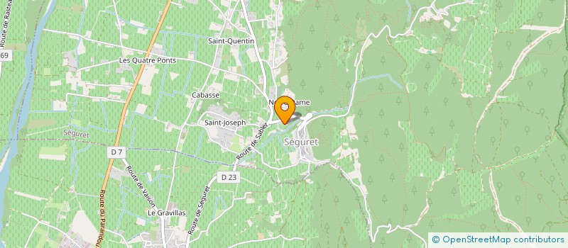 localisation de l'entreprise MONSIEUR JEAN JOSE GARCIA  SEGURET