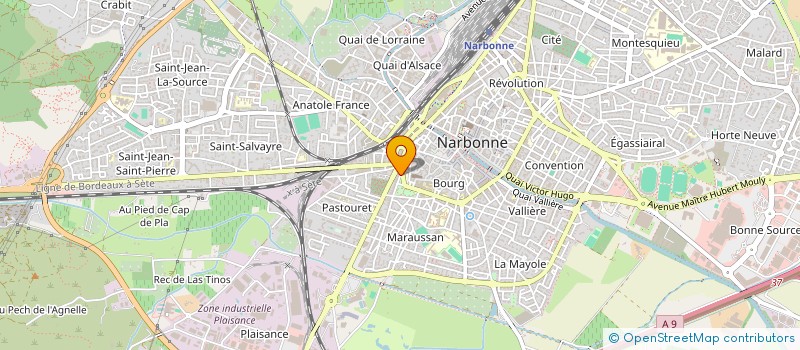 localisation de l'entreprise MONSIEUR JEAN-JOSE GARCIA  NARBONNE