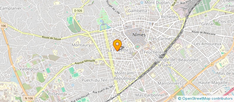 localisation de l'entreprise MONSIEUR JEAN-JOSE GOMEZ  NIMES