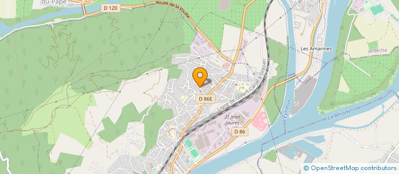 localisation de l'entreprise MONSIEUR JEAN JOSE MATEOS à LA-VOULTE-SUR-RHONE