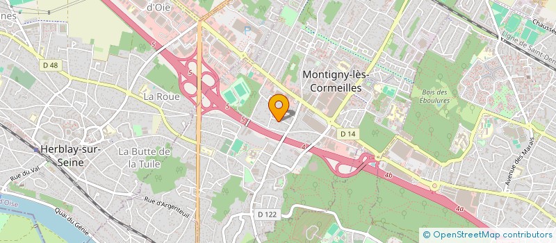 localisation de l'entreprise MONSIEUR JEAN JOSEPH  MONTIGNY-LES-CORMEILLES