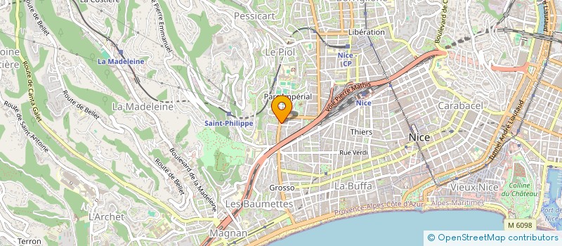 localisation de l'entreprise MONSIEUR JEAN JOSEPH CAGNAZZO à NICE