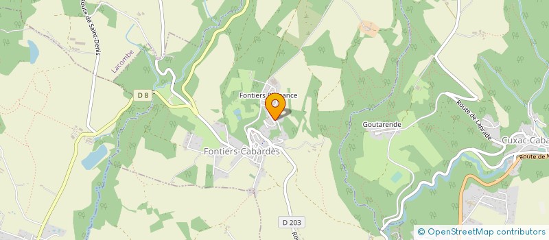 localisation de l'entreprise MONSIEUR JEAN JOSEPH GAULLIER à FONTIERS-CABARDES