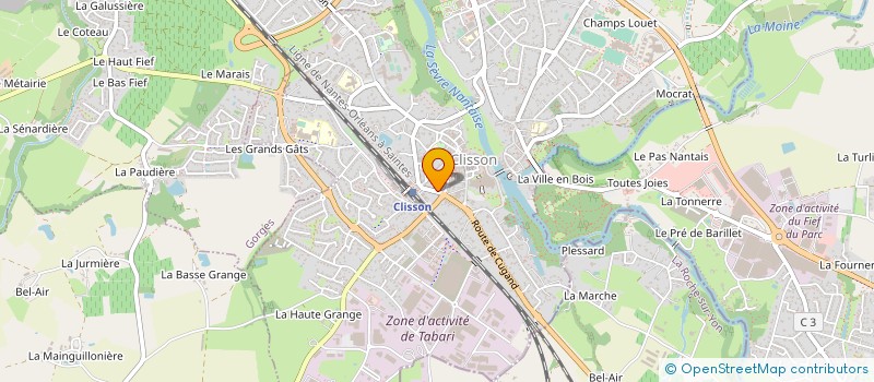 localisation de l'entreprise MONSIEUR JEAN-JOSEPH LEMASSON  CLISSON