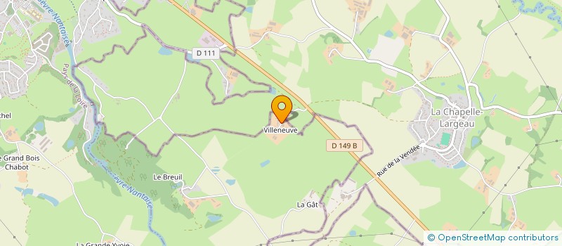 localisation de l'entreprise MONSIEUR JEAN-JOSEPH MORIN  TREIZE-VENTS