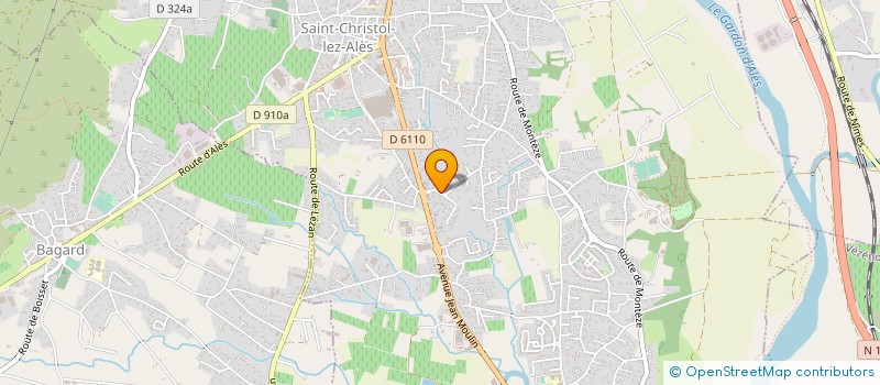 localisation de l'entreprise MONSIEUR JEAN JOSEPH SANTIAGO  SAINT-CHRISTOL-LEZ-ALES
