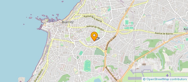 localisation de l'entreprise MONSIEUR JEAN JOSEPH URRICARRIET à BIARRITZ