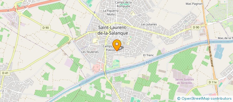 localisation de l'entreprise MONSIEUR JEAN-JOSEPH VICTORIA  SAINT-LAURENT-DE-LA-SALANQUE